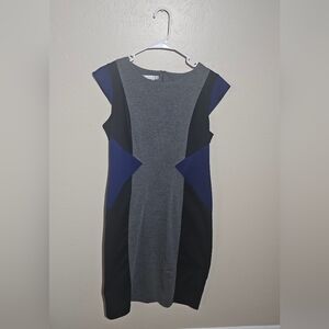 London Times Colorblock Sheath Dress